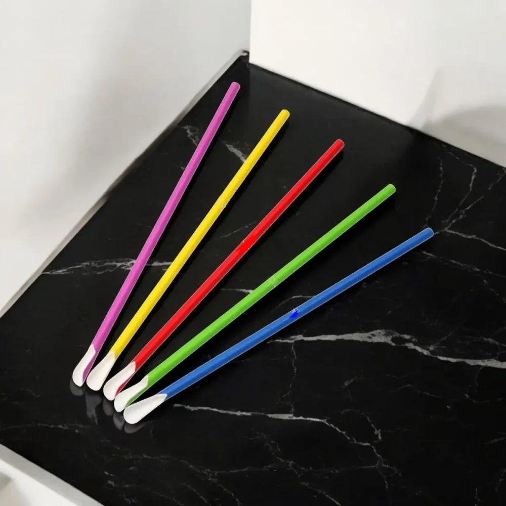 BIO Papieren Lepelrietjes 8mm x 240mm verschillende kleuren